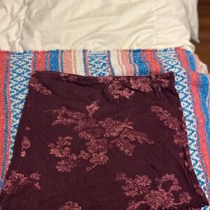 Poppy Floral Cotton Mesh Miniskirt